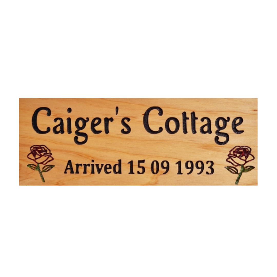 Macrocarpa 'Caiger's Cottage' Sign image 0